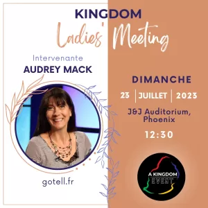 Kingdom Ladies' Meeting - Audrey Mack - Poster