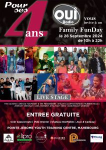 OUi Radio 4ans Family FunDay Poster