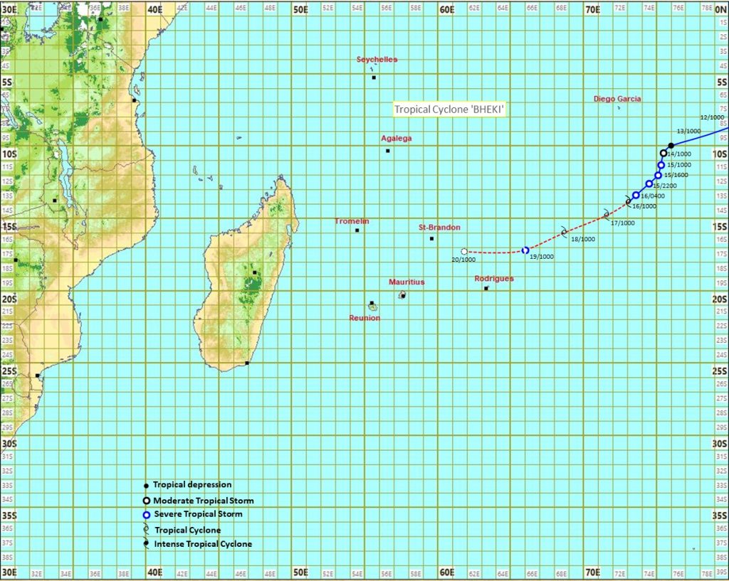 Cyclone Tropical BHEKI